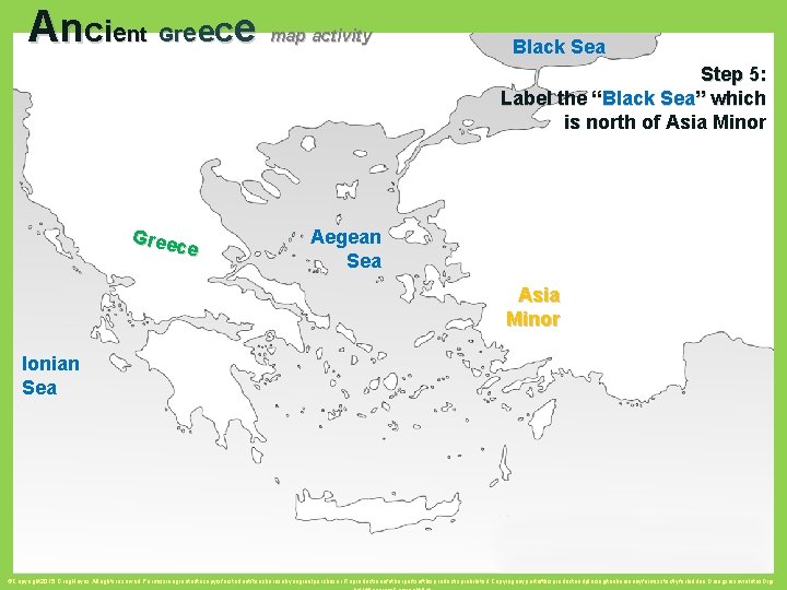 A n c i en t G ree c e map activity Black Sea