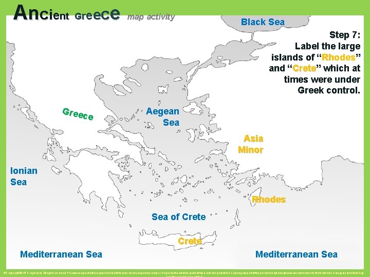 A n c i en t G ree c e map activity Black Sea