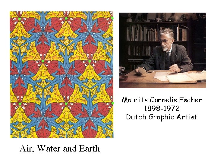 Maurits Cornelis Escher 1898 -1972 Dutch Graphic Artist Air, Water and Earth 