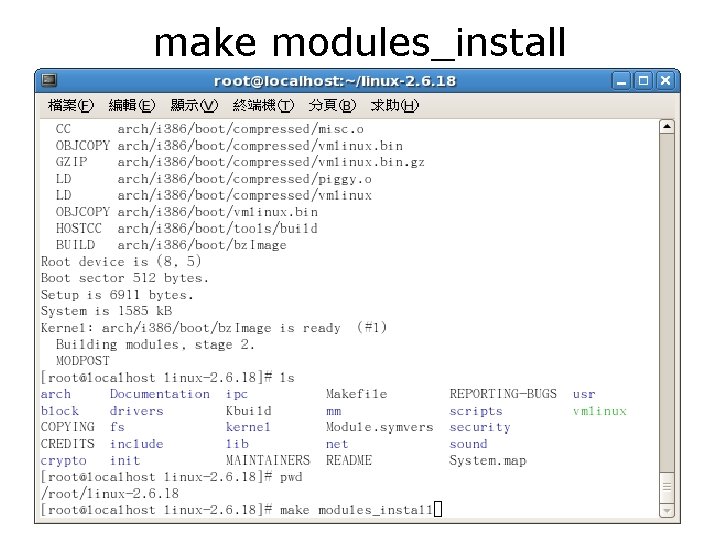 make modules_install 