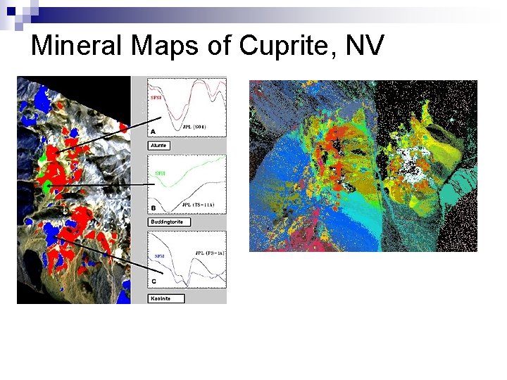 Mineral Maps of Cuprite, NV 