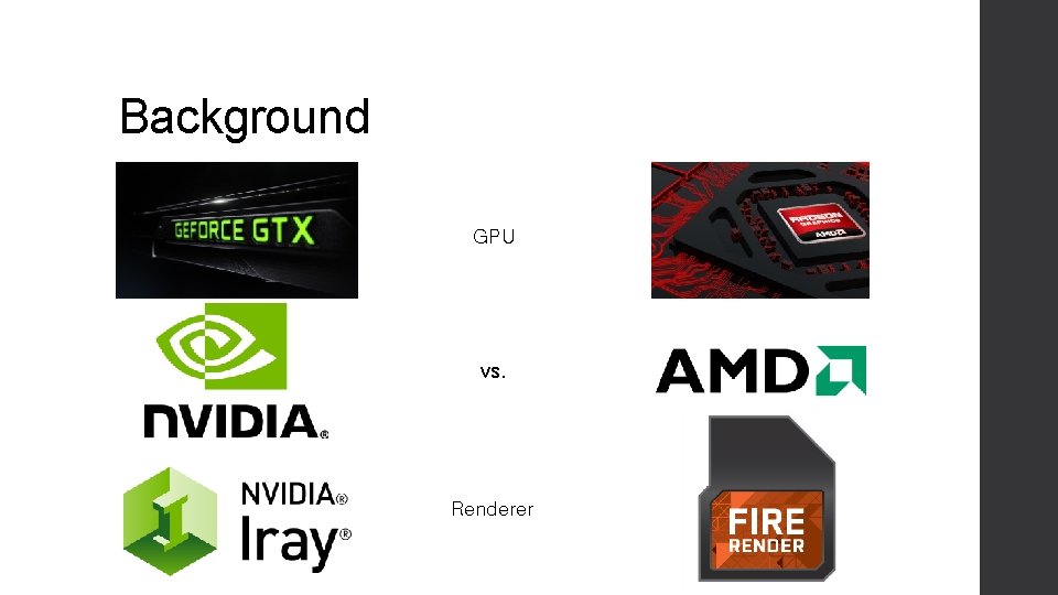 Background GPU vs. Renderer 