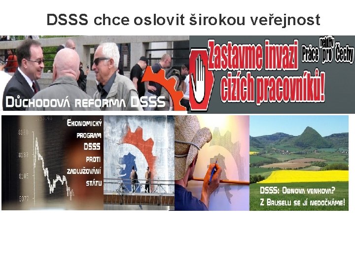  DSSS chce oslovit širokou veřejnost 