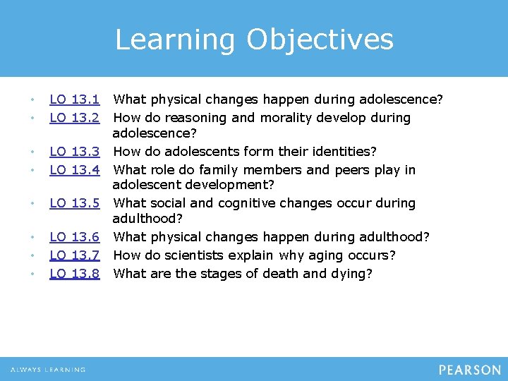 Learning Objectives • • LO 13. 1 LO 13. 2 • • LO 13.