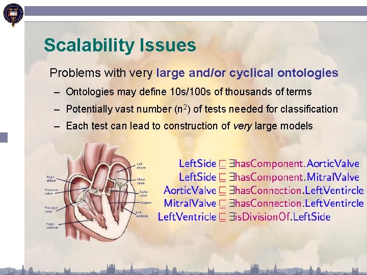 Scalability Issues Problems with very large and/or cyclical ontologies – Ontologies may define 10