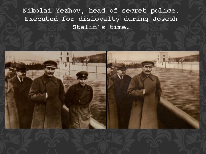 Nikolai Yezhov, head of secret police. Executed for disloyalty during Joseph Stalin's time. Youtube/ITN