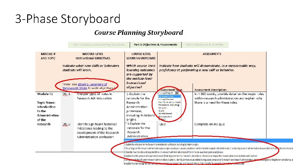 3 -Phase Storyboard 