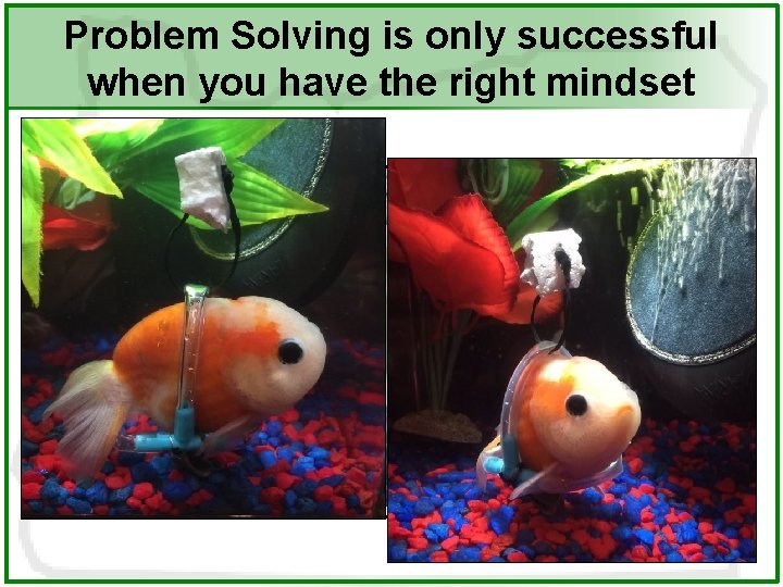 Problem Solving is only successful when you have the right mindset 