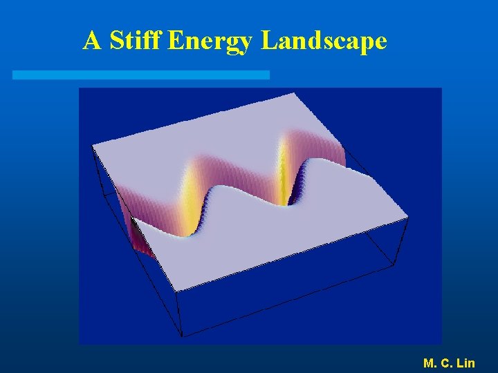 A Stiff Energy Landscape M. C. Lin 