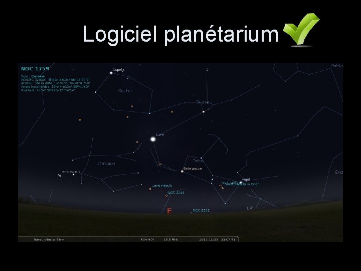 Logiciel planétarium 