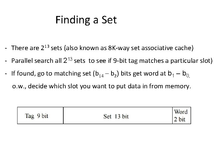 Finding a Set - There are 213 sets (also known as 8 K-way set