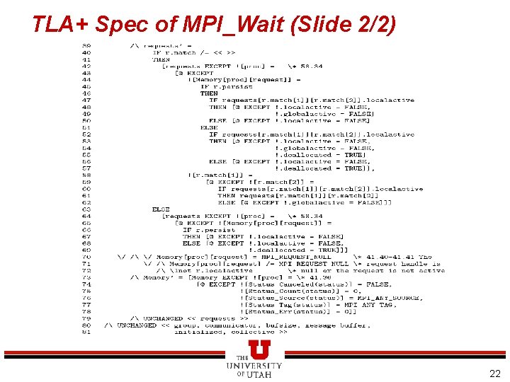 InSitu Model Checking of MPI Parallel Programs Ganesh