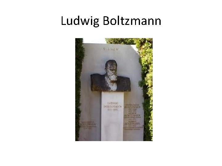 Ludwig Boltzmann 