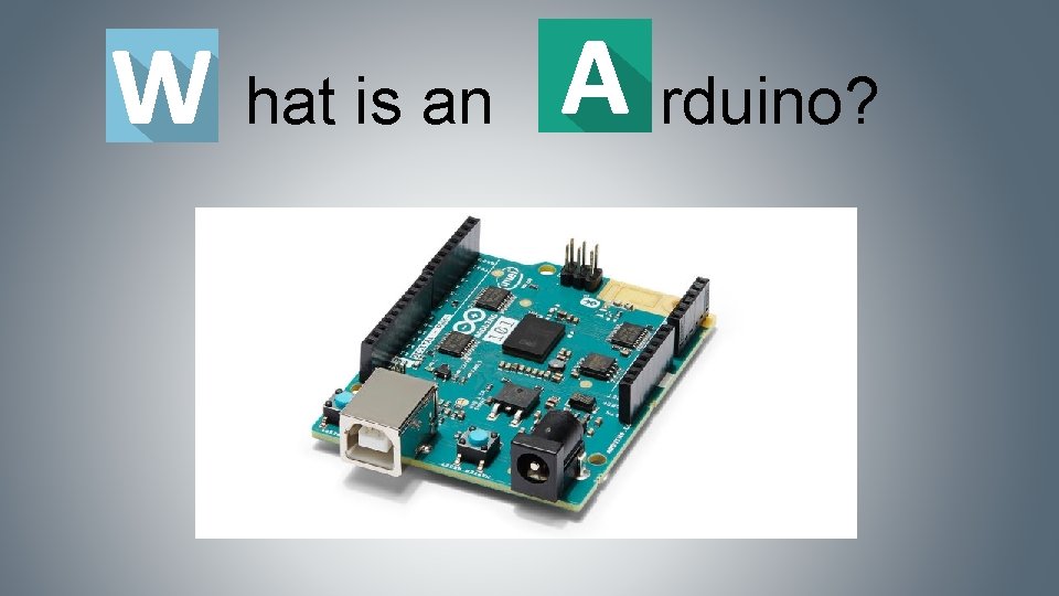 hat is an rduino? 