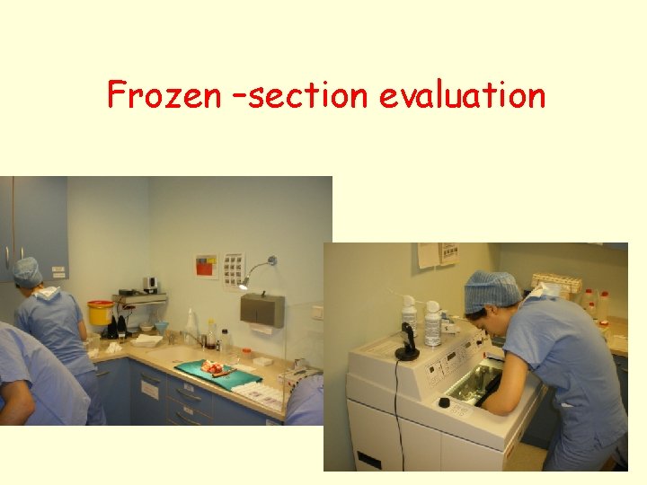Frozen –section evaluation 
