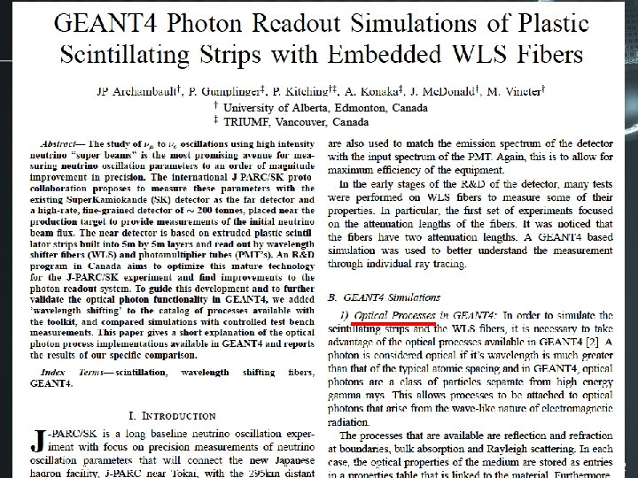 Geant 4 in further HEP applications - M. Asai (SLAC) Dec/15/2004 12 