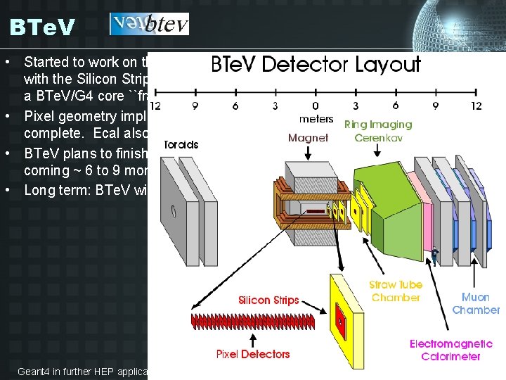 BTe. V • Started to work on the G 4 implementation about 6 months