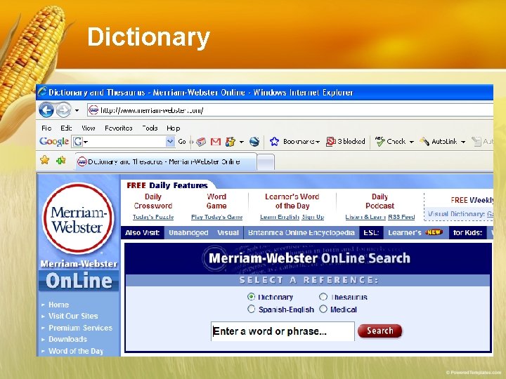 Dictionary Dictionary