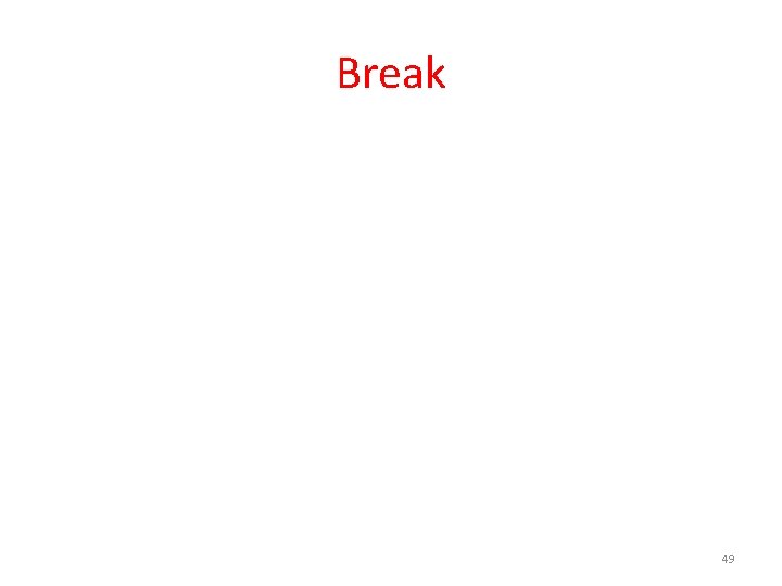 Break 49 