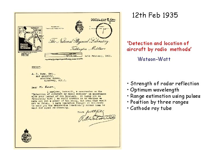75 Years of Radar A short history of