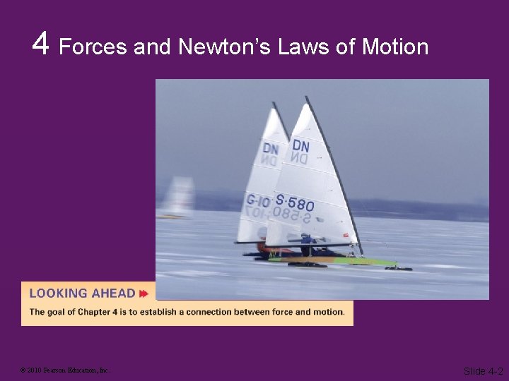 4 Forces and Newton’s Laws of Motion © 2010 Pearson Education, Inc. Slide 4