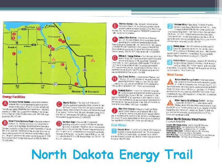 North Dakota Energy Trail 