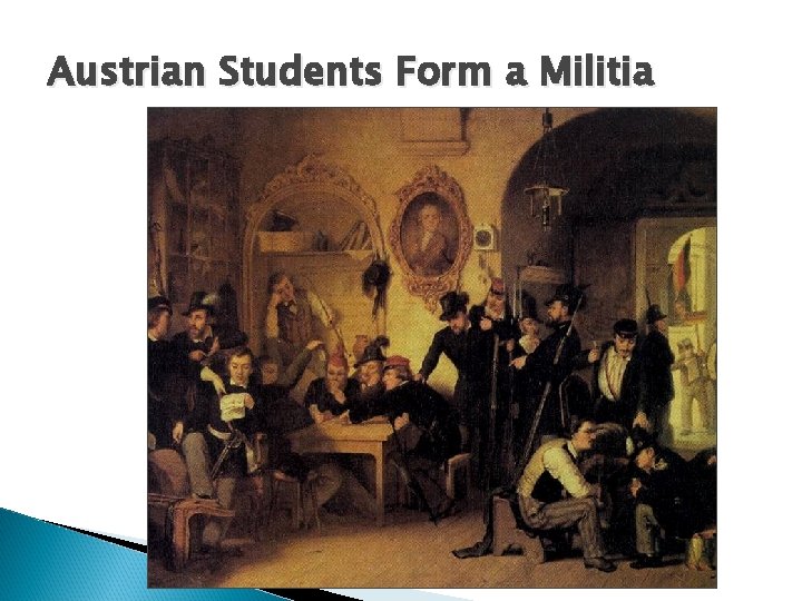 Austrian Students Form a Militia 