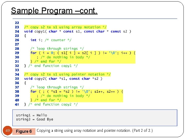 Sample Program –cont. 49 Figure 6 