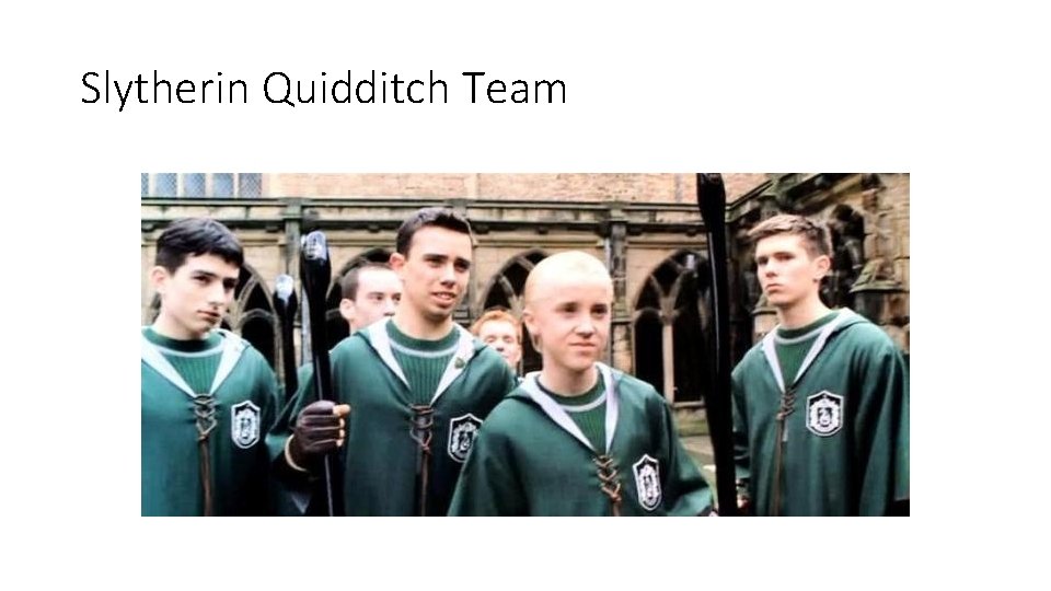 Slytherin Quidditch Team 