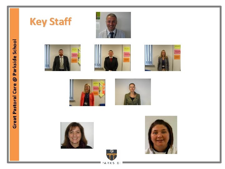 Great Pastoral Care @ Parkside School Key Staff Great Pastoral Care @ Parkside School Key Staff