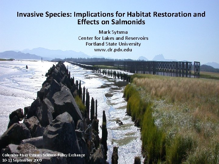 Invasive Species Implications for Habitat Restoration and Effects