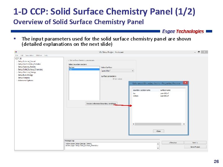 1 -D CCP: Solid Surface Chemistry Panel (1/2) Overview of Solid Surface Chemistry Panel
