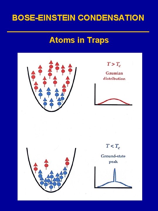 BOSE-EINSTEIN CONDENSATION Atoms in Traps 