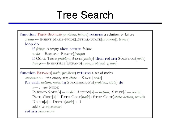 Tree Search 