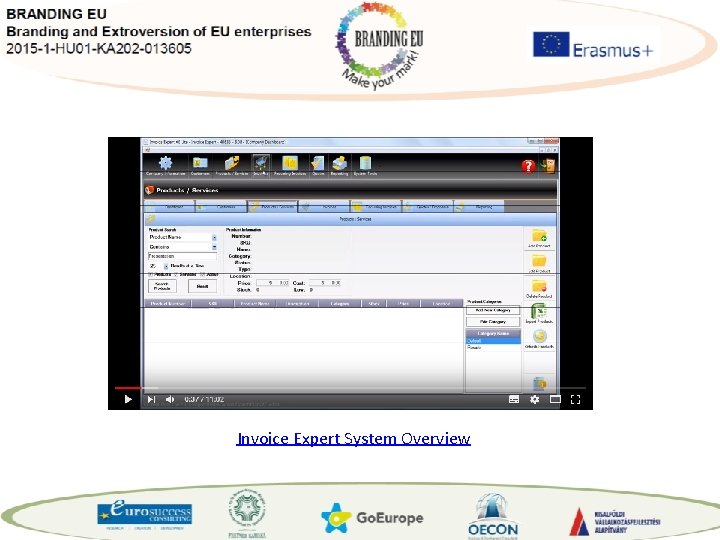 Invoice Expert System Overview 