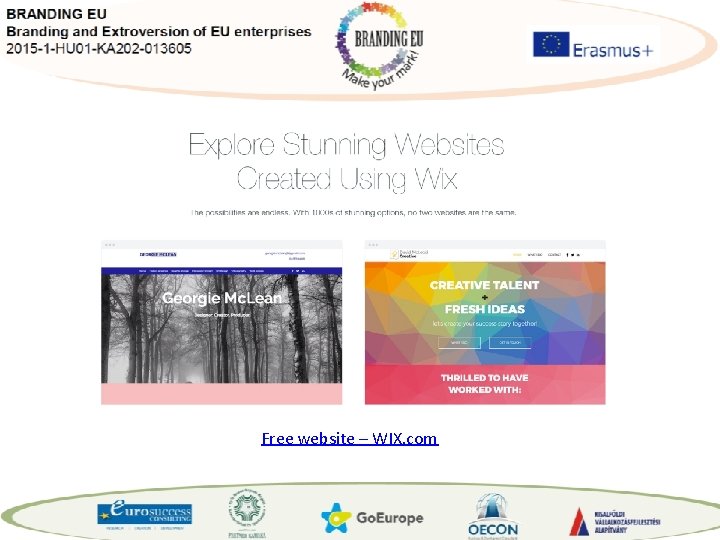 Free website – WIX. com 