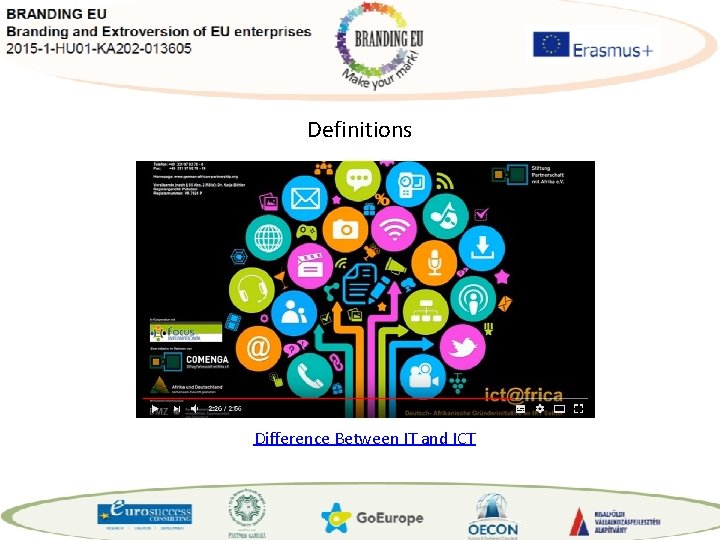 Definitions Difference Between IT and ICT 