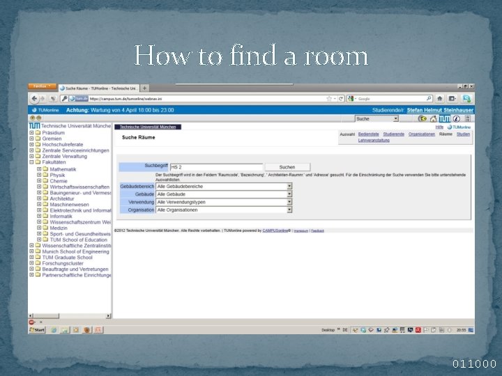 How to find a room 011000 How to find a room 011000