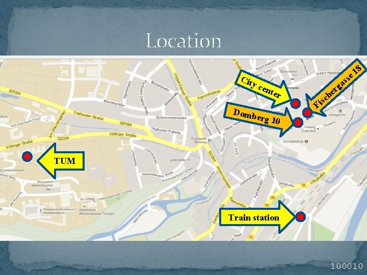 Location Cit y ce nte r Domb erg 10 18 e s as g Location Cit y ce nte r Domb erg 10 18 e s as g
