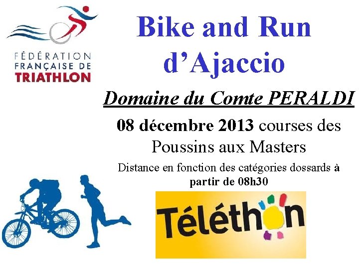 Bike and Run d’Ajaccio Domaine du Comte PERALDI 08 décembre 2013 courses des Poussins