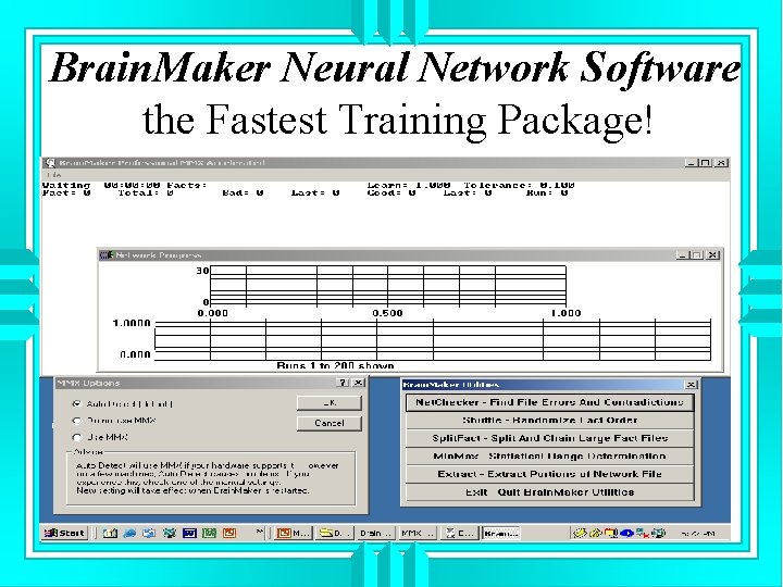 Brain. Maker Neural Network Software the Fastest Training Package! 