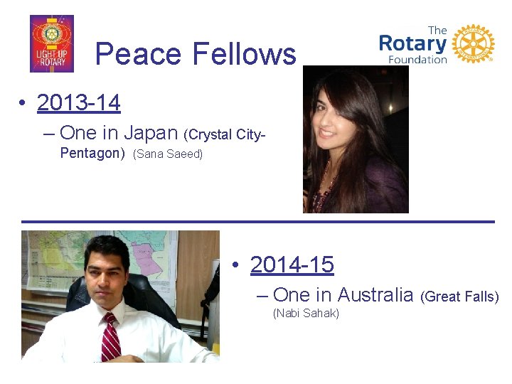 Peace Fellows • 2013 -14 – One in Japan (Crystal City. Pentagon) (Sana Saeed)