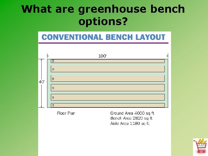 What are greenhouse bench options? What are greenhouse bench options?