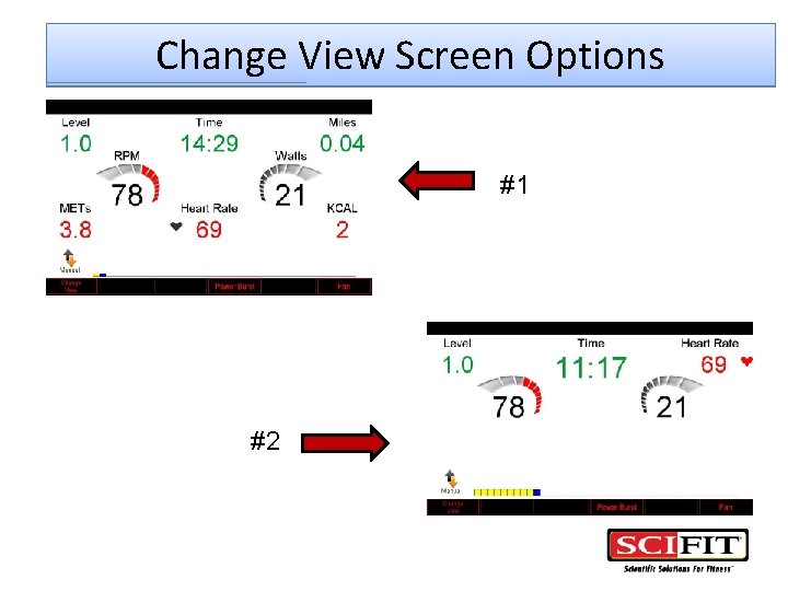 Change View Screen Options #1 #2 