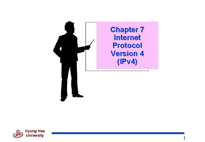 Chapter 7 Internet Protocol Version 4 (IPv 4) Kyung Hee University 1 