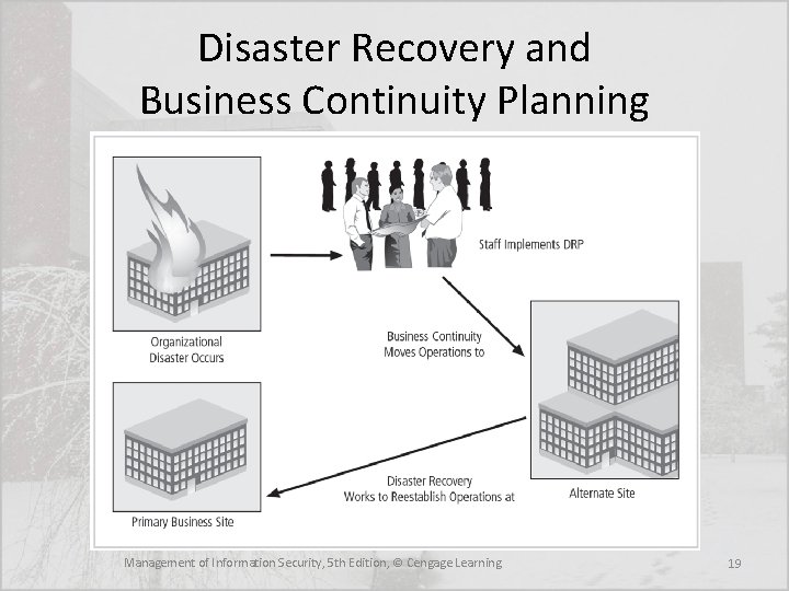 Disaster Recovery and Business Continuity Planning Management of Information Security, 5 th Edition, ©