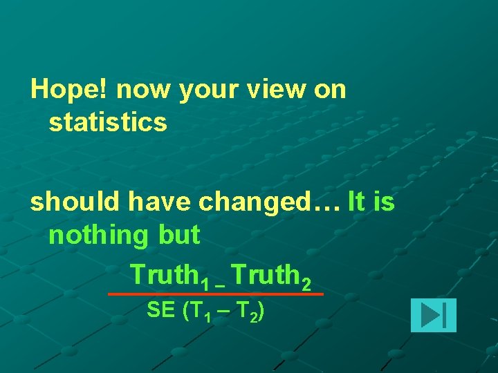 Hope! now your view on statistics should have changed… It is nothing but Truth