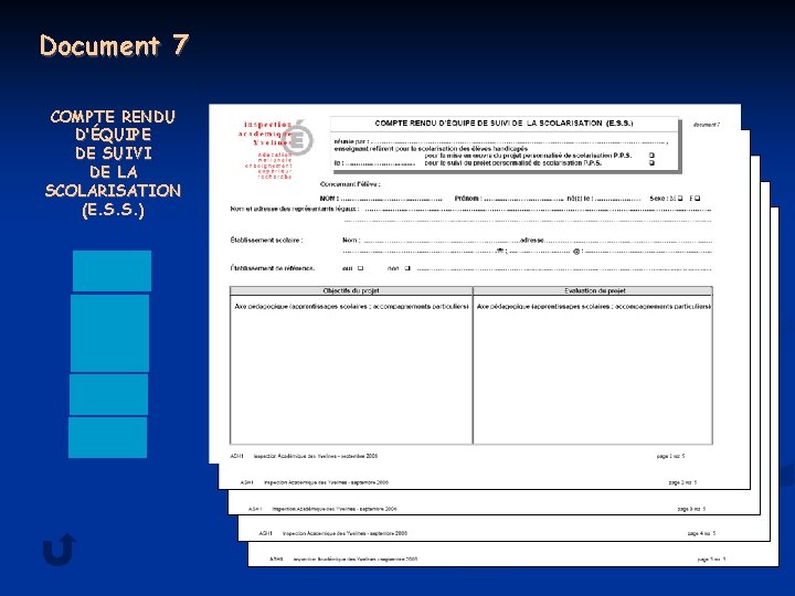 Document 7 COMPTE RENDU D’ÉQUIPE DE SUIVI DE LA SCOLARISATION (E. S. S. )
