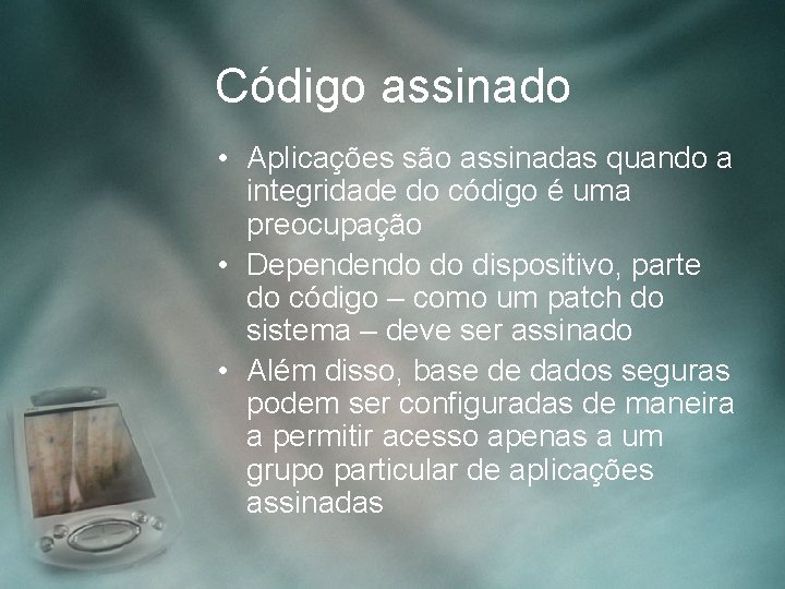 Segurana e Criptografia Componentes Algoritmos de Criptografia O
