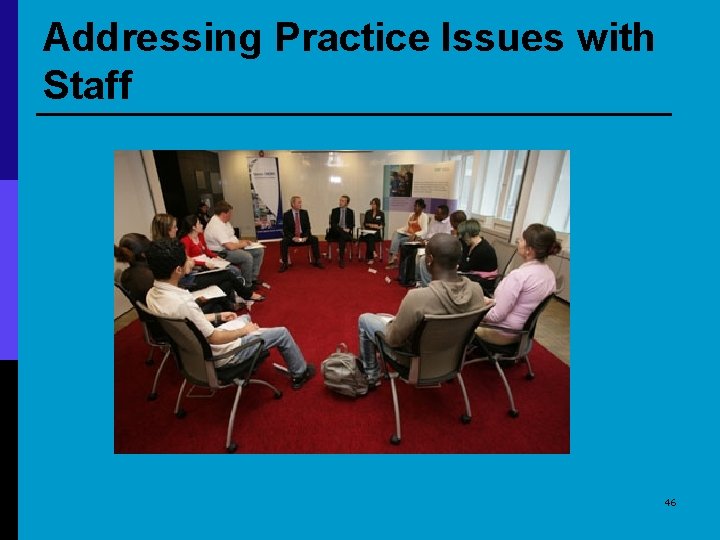 Addressing Practice Issues with Staff 46 